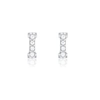 Earrings Brand Woman Personal Cristalli in  Surgical steel  Cristallo 02ER002I